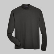 Sueded Jersey Mock Neck T-Shirt