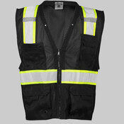 Unisex EV Series® Enhanced Visibility Multi-Pocket Mesh Vest