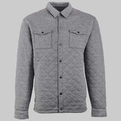 Quilted Jersey Shirt Jacket